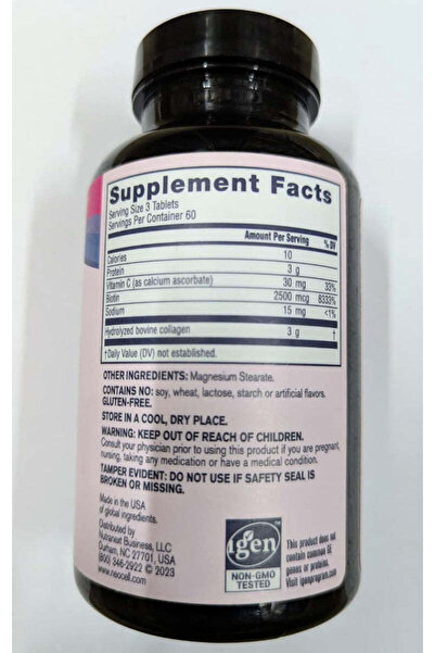 Neocell , Super Collagen, + Vitamin C & Biotin, 180 Tablets