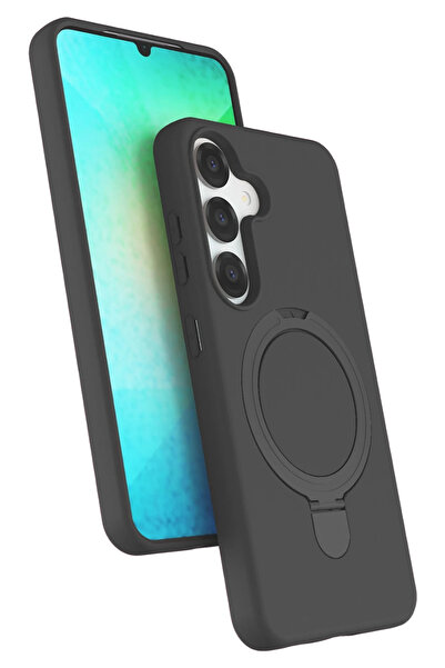 NewFace غطاء حماية HN-SHOP لهاتف سامسونج جالاكسي S25 مع حامل ماج سيف - رمادي ...