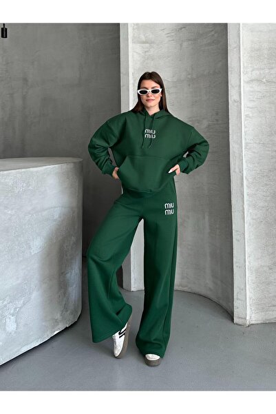 FERZOLAİO Muzy Kangaroo Green Tracksuit Set