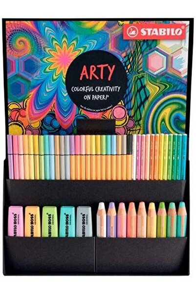 STOREMAX Pastel Mix Set ARTY - Fosforlu, Çok Yetenekli, Sulu, Premium Keçeli ...