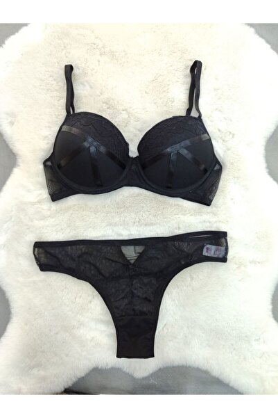 Love Angels Σετ εσώρουχα με δαντέλα και ριγέ επενδυμένα εσώρουχα με εσώρουχα ...