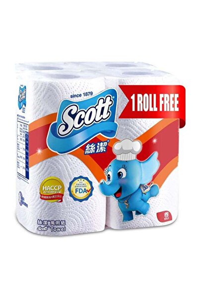 SCOTT Kitchen Towel Pack of 4 White