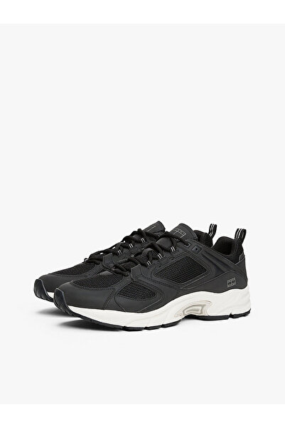Tommy Hilfiger Erkek Siyah Sneaker