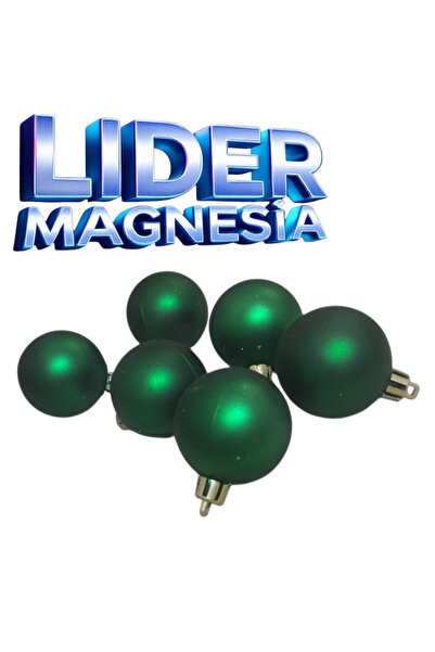 Lider MAGNESİA ORNAMENTE DE CRĂCIUN & ZILE SPECIALE 4 CM 6 BUC