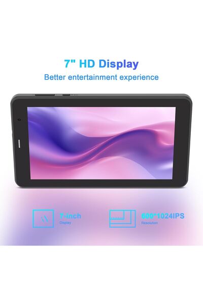 CIDEA C idea 7 Inch Tablet, Android 13 Tablet, Quad Core Processor, 8GB RAM 512GB ROM, Dual Camera, Tablet