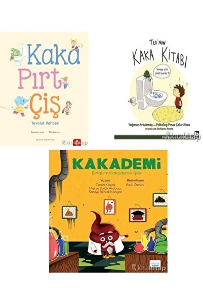 Kronik Kitap Kaka,Pırt,Çiş  Tuvalet EğitimiTeo’nun Kaka KitabıKakademi 3 KİTA...