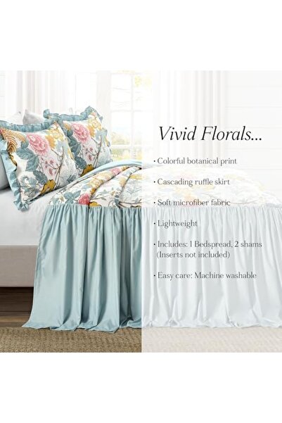 Mena Rise modadash Lüks Yatak Takımı ( ),, Mavi ve Sarı goldwhiz 1113377