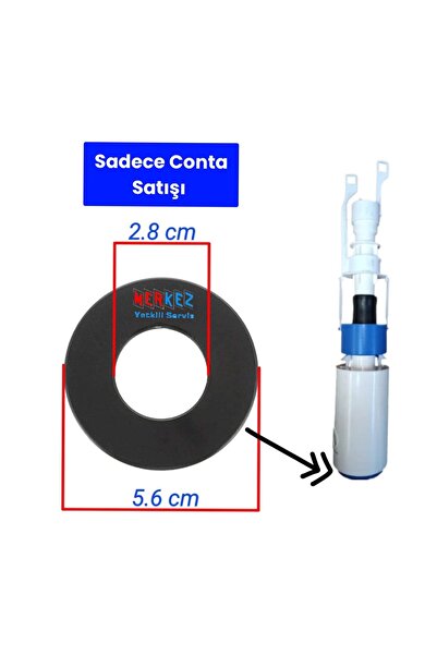 Creavit Duvar İçi Gömme Tip Rezervuar İç Takım Boşaltma Contası