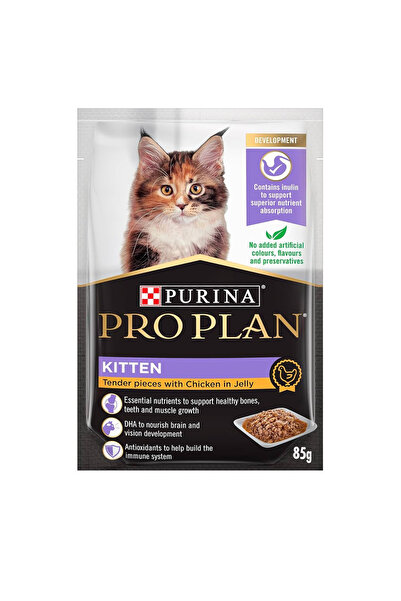 Pro Plan Purina Pro Plan Kitten Wet Cat Food with Chicken in Jelly, 85g