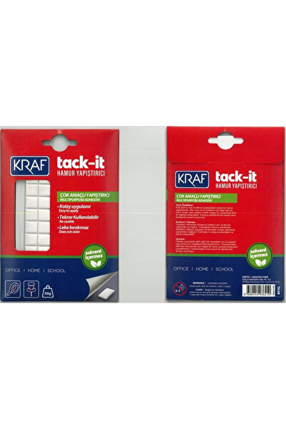KRAF 801G TACK-IT HAMUR YAPIŞTIRICI 50gr (SOLVENT İÇERMEZ)