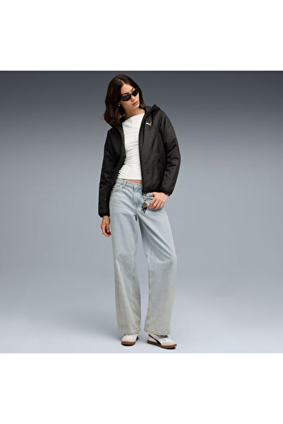 Puma Women's Black Ess Light Padded Jacket Coat 688383-01