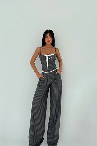 Eyyo Gray Pelinia Set Ate-2855