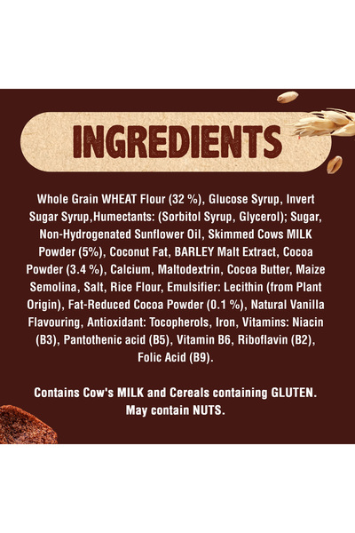 Nestle Chocapic Chocolate Breakfast Cereal Bar 6 x 25 gTasty Whole Grain Snack for Any Time