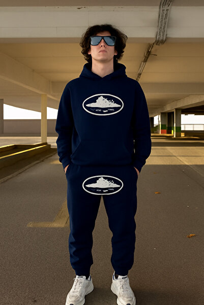 CLASSY.MODA Set de îmbrăcăminte sport – Hanorac cu glugă și pantaloni de jogg...