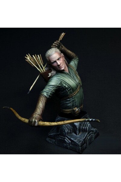 FOLİNZA تمثال نصفي مطلي لشخصية لوتار في معركة ديبوكيش بوروجنت من سلسلة لعبة البناء، 25 سم (حجم عملاق)