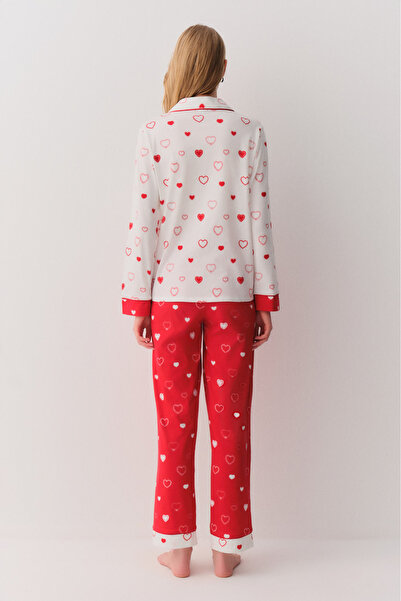 SUWEN Love Maskülen Pijama Takımı