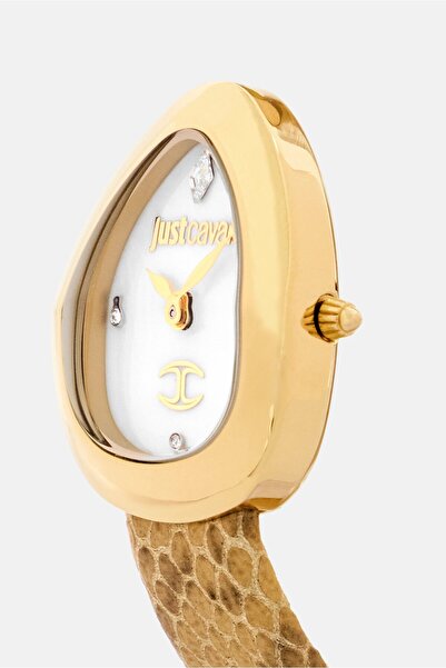 Just Cavalli Women JC1L321L0025 Leather Quartz Watch 24mm, Tan