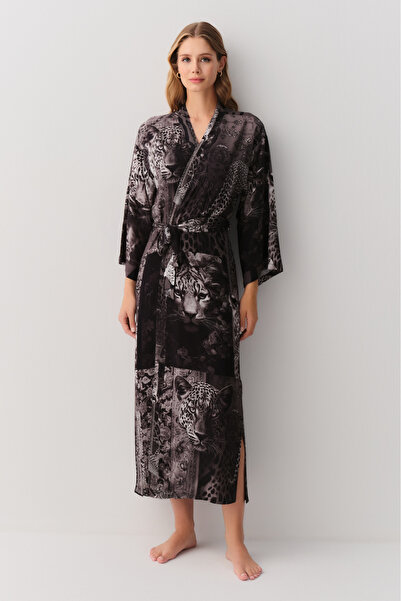 SUWEN Rustic Long Dressing Gown