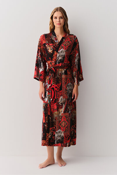 SUWEN Rustic Long Dressing Gown