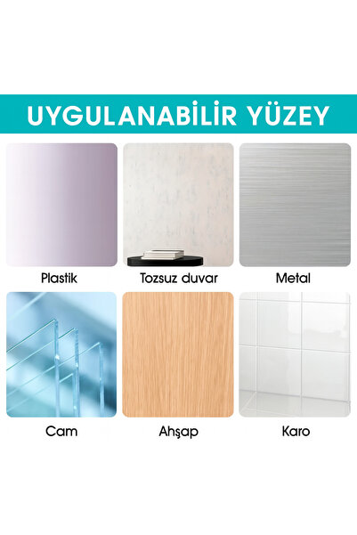 BRE HOME 4’lü Şeffaf Güçlü Yapışkanlı Duvar Askısı – Suya Dayanıklı, İz Bırakmaz, Çok Amaçlı Kanca