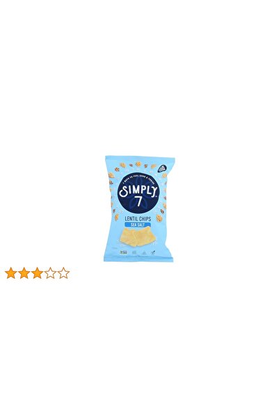 SİMPLY رقائق سيمبلي 7 العدس بنكهة ملح البحر 103 غرام × 6 قطع