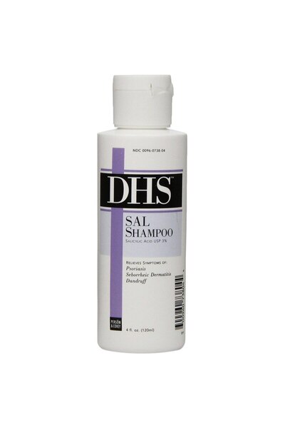 DHS Shampoo, Anti-Dandruff, against Neurodermatitis and Psoriasis, with Salicylic Acid 3%, 120ml