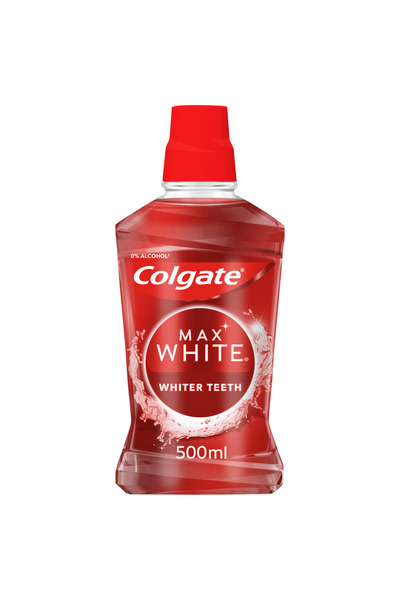Colgate Max White Mouthwash with Whitening Effect, 500 ml