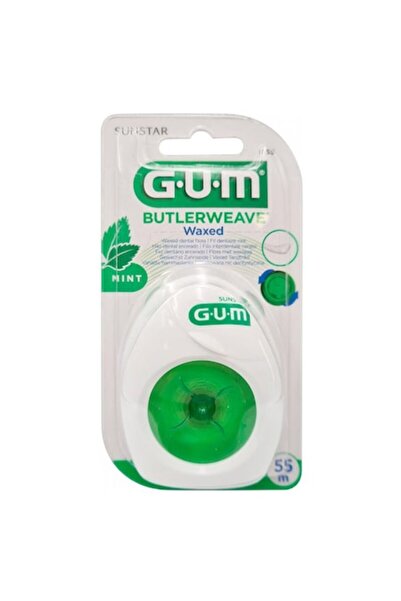 GUM Οδοντικό νήμα, τσίχλα, Butlerweave, γεύση μέντας, 55ml
