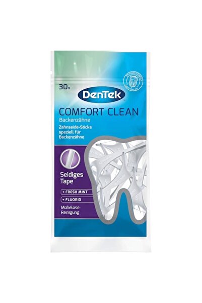 DENTEK Set Ata Dentara Comfort Clean, cu Fluor, Aroma Menta, 30 buc