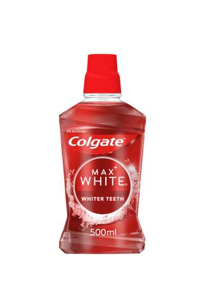 Colgate Max White Mouthwash with Whitening Effect, 500 ml
