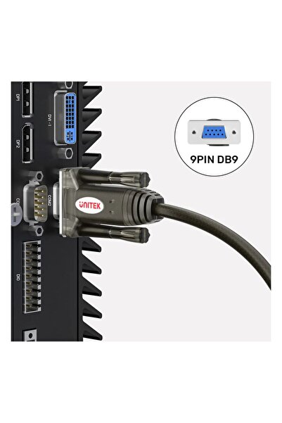 Unitek كابل USB-A إلى RS232 التسلسلي Y-1105D