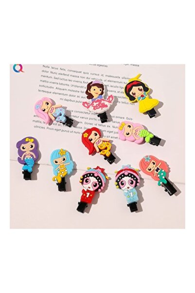 General Store Set 10 Hair Accessories for Girls, Clip Type, Cheerful Designs, SA&SO General Store®