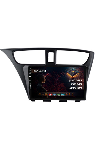 HUB64 Navigatie Honda Civic Hatchback (2012-2015), 2GB RAM, Android 13, GPS, ...