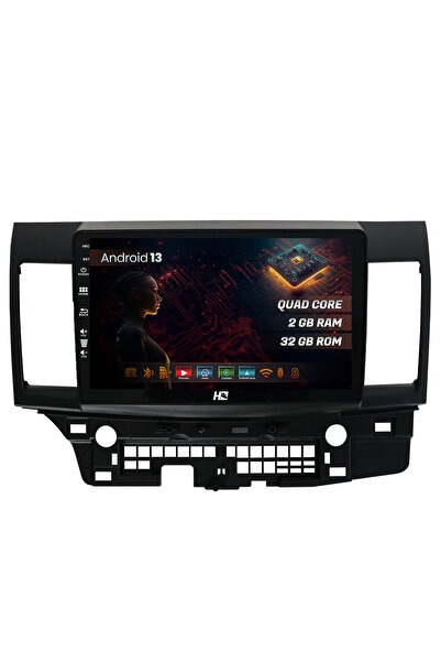 HUB64 Navigatie Mitsubishi Lancer (2007-2016), 2GB RAM, Android 13, GPS, Wi-F...