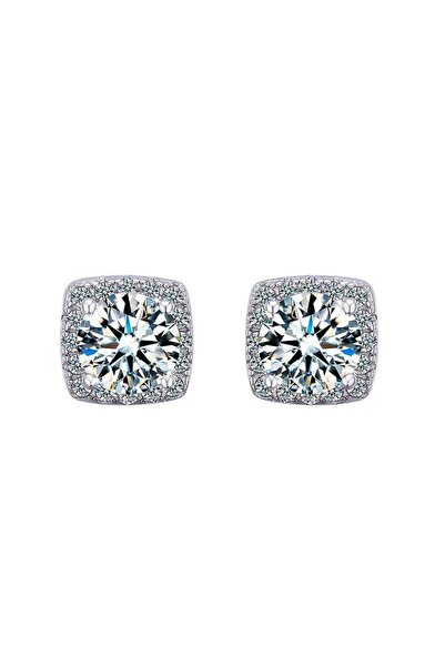 Choice 2 x 1 ct WHITE JoyceJelly 100% Real Moissanite Diamond Earrings Classic S925 Sterling Silver Stud-Ea