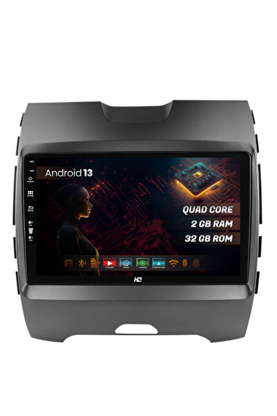 HUB64 Navigatie Ford Edge (2016-2021), 2GB RAM, Android 13, GPS, Wi-FI, Carpl...