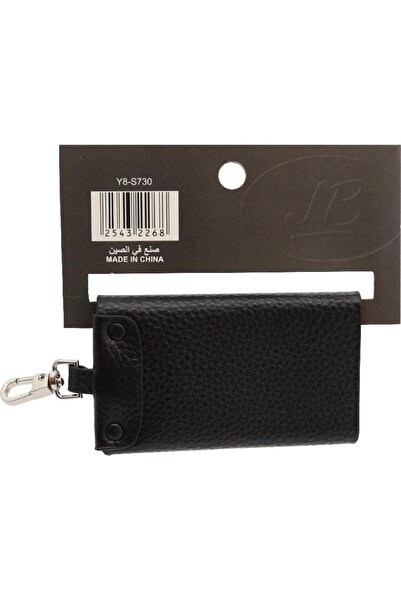 JB حامل مفاتيح منظم للسفر باللون الأسود