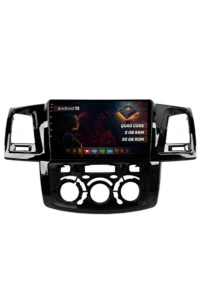 HUB64 Navigatie Toyota Hilux (2008-2014) Clima Manuala, 2GB RAM, Android 13, ...