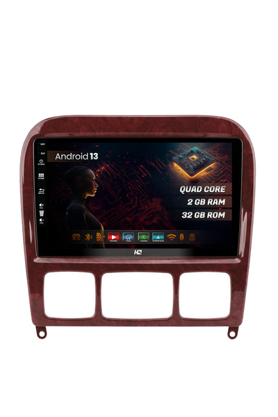 HUB64 Navigatie Mercedes S-Class (1998-2005), 2GB RAM, Android 13, GPS, Wi-FI...
