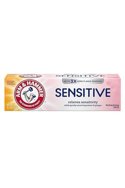 Arm&Hammer Pasta de Dinti Arm & Hammer Sensitive pentru Albirea si Reducerea Sensibilitatii, cu Fluor, Aroma Me