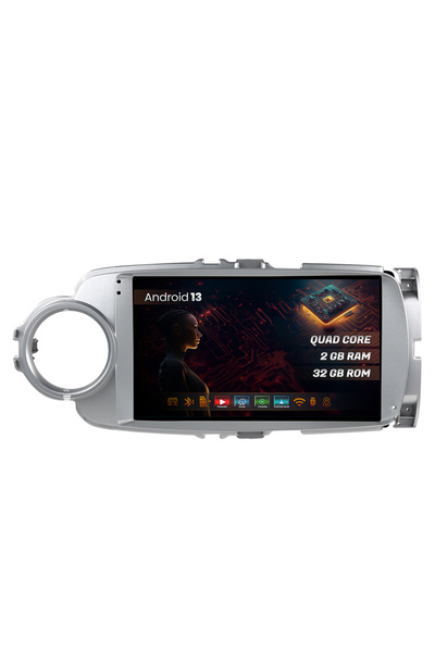 HUB64 Navigatie Toyota Yaris (2010-2018), 2GB RAM, Android 13, GPS, Wi-FI, Ca...