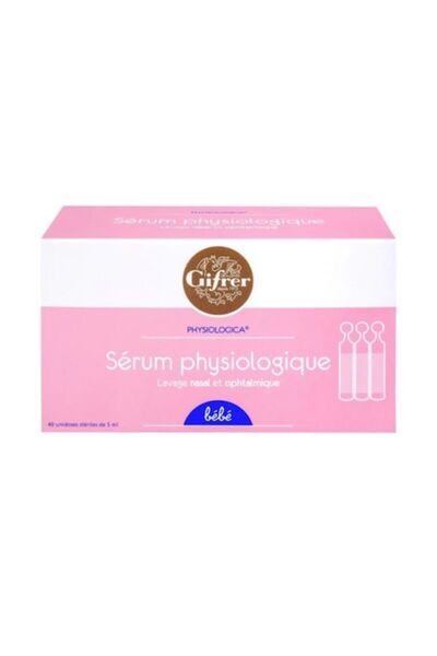 Gifrer Ser fiziologic, Gifrer, pentru cavități nazale sensibile, pentru copii...