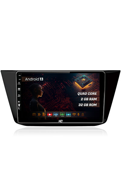 HUB64 Navigatie VW Tiguan (2016+), 2GB RAM, Android 13, GPS, Wi-FI, Carplay, ...