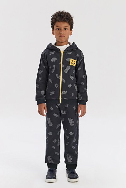 Nebbati Bg Store Boys' Patterned Tracksuit Top