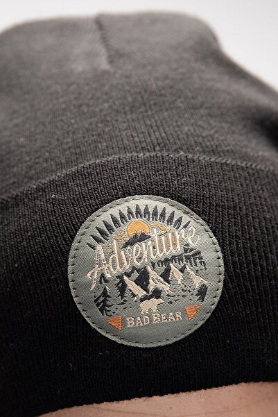 Bad Bear Adventure Siyah Unisex Bere