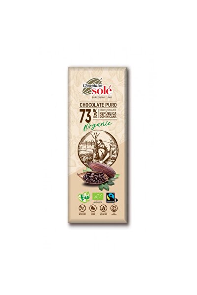 Chocolates Sole Mini ciocolată neagră BIO 73% cacao, 25 g