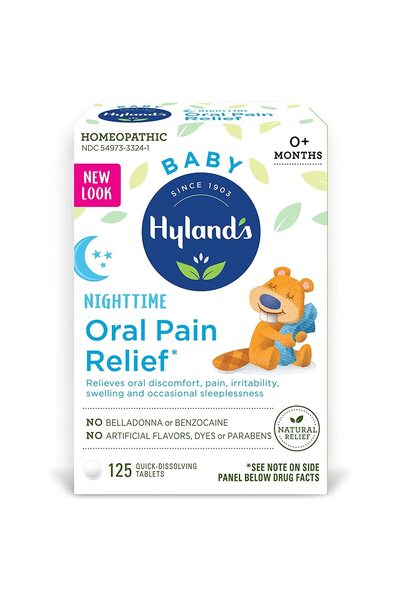 Hyland's Homeopathic Tablets, Baby, Gum Pain Relief for Babies, Instant Dissolution, 0+ Months, 100%