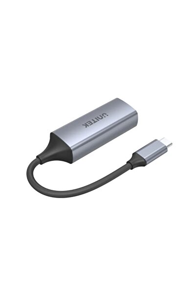Unitek USB-C to Gigabit Ethernet Adapter – 5Gbps, Plug & Play, Space Grey | U1312A