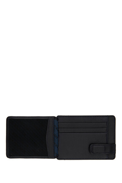 U.S. Polo Assn. Men's Navy Blue Card Holder 50314782-Vr033