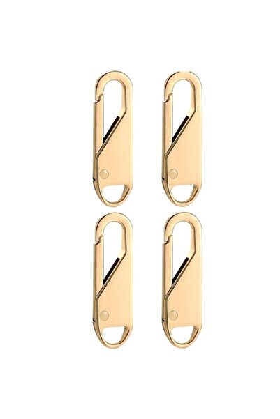 General Store Trusă de reparare fermoare, magazin universal, 4 bucăți, auriu